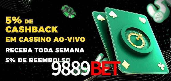 Promoções do cassino ao Vivo 9889Bet